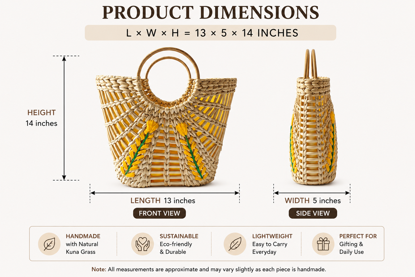 The Yellow Artisanal Handbag