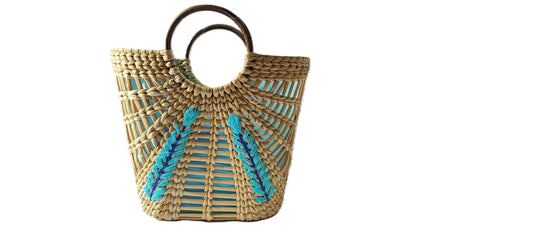 The Light Blue Artisanal Handbag